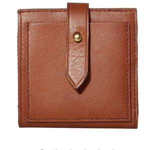 Madewell The Post Billfold Wallet English Saddle